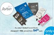 Sorbet Facial Masks-Each