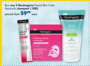 Neutrogena Facial Skin Care Products-Each