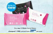 Clicks Facial Wipes-Per Pack