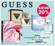 Guess Girl, Seductive Or 1981 Indigo EDT 30 ml Or 50 ml-Each