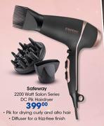 Safeway 2200 Watt Salon Series DC Pik Hairdryer