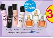 Yardley Or Lentheric Fragrances-15ml Each