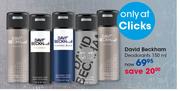 David Beckham Deodorants-150ml