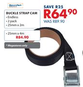 Secure Tech Buckle Strap Cam 2 Pack-25mm x 2m