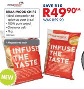 Megamaster Braai Wood Chips-1Kg Each