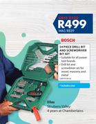 Bosch 54 Piece Drill Bit & Screwdriver Bit Set