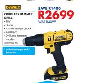 Dewalt Cordless Hammer Drill