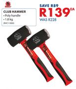 Club Hammer-1.8Kg Each