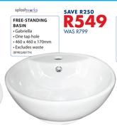 Splashworks Free Standing Basin