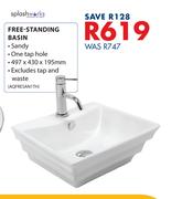 Splashworks Free Standing Basin