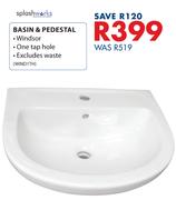 Splashworks Basin & Pedestal