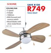 Goldair Ceiling Fan With 4 Blades