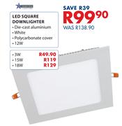 Bright Star LED Square Downlighter-15W