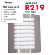 Bright Star Grid Wall Light