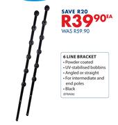 6 Line Bracket-Each