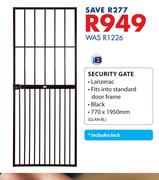 B Security Gate-770 x 1950mm