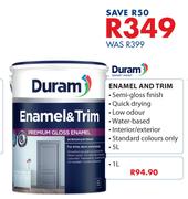 Duram 1Ltr Enamel And Trim