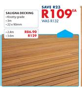 Saligna Decking 3m 22 x 90mm-Each