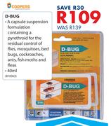 Coopers D Bug-40ml