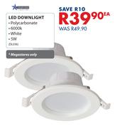 Bright Star LED Downlight DL036-5W Each