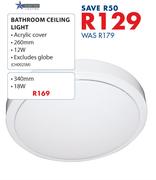 Bright Star Bathroom Ceiling Light CH002SM