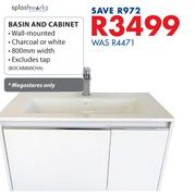 Splashworks Basin And Cabinet