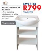 Denver Aperto Bathroom Cabinet-550m Width