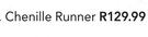 Chenille Runner