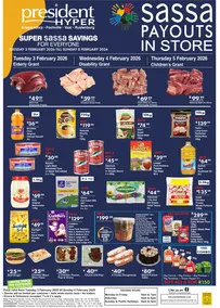 President Hyper : Super SASSA Savings (03 February - 08 February 2026)
