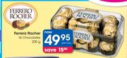 Ferrero Rocher 16 Chocolates-200g Per Box