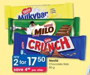 Nestle Chocolate Slab-2x80g