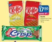 Nestle Peppermint Crisp, Kit-Kat Or Aero-150g Each