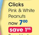 Clicks Pink & White Peanuts