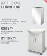 Tiffany Vanity Medicine Cabinet Single Door