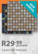 Lava Mix Mosaic-Per Sheet