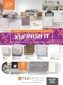 Tile Africa : Fix Or Finish It (05 December 2024 - 05 January 2025 While Stocks Last)