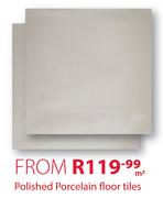 Polished Porcelain Floor Tiles-Per Sqm