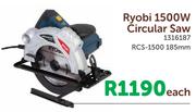 Ryobi 1500W Circular Saw RCS-1500