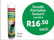 Soudal Paintable Sealant-270ml