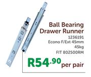 Ball Bearing Drawer Runner 1236191-Per Pair