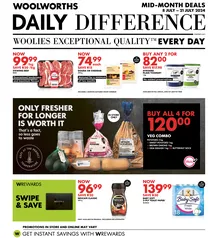 Woolworths Gauteng, Northern Cape, Limpopo, Mpumalanga, Free State & North West : Daily Difference (08 July - 21 July 2024)