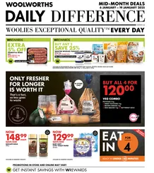 Woolworths Gauteng, Northern Cape, Limpopo, Mpumalanga, Free State & North West : Daily Difference (06 January - 19 January 2025)