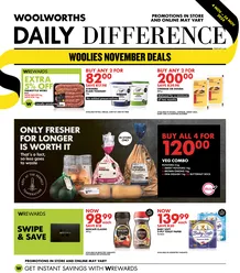 Woolworths Gauteng, Northern Cape, Limpopo, Mpumalanga, Free State & North West :  November Deals (04 November - 24 November 2024)