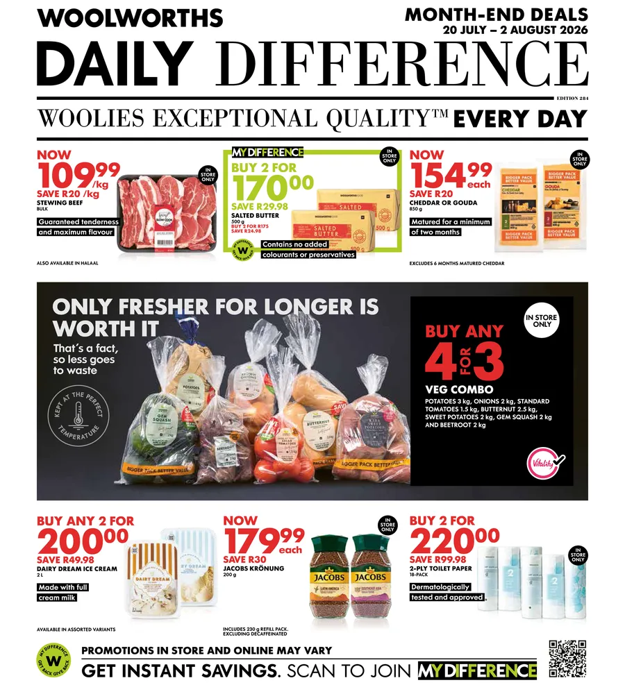 Woolworths Food catalogue cover — valid this week