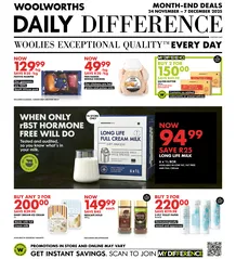 Woolworths Gauteng, Northern Cape, Limpopo, Mpumalanga, Free State & North West : Daily Difference (24 November - 07 December 2025)