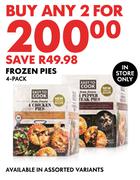Frozen Pies 4 Pack-For Any 2