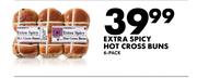 Extra Spicy Hot Cross Buns 6 Pack