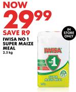 Iwisa No.1 Super Maize Meal-2.5Kg