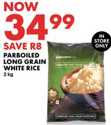 Parboiled Long Grain White Rice-2Kg