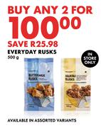 Everyday Rusks-For Any 2 x 500g